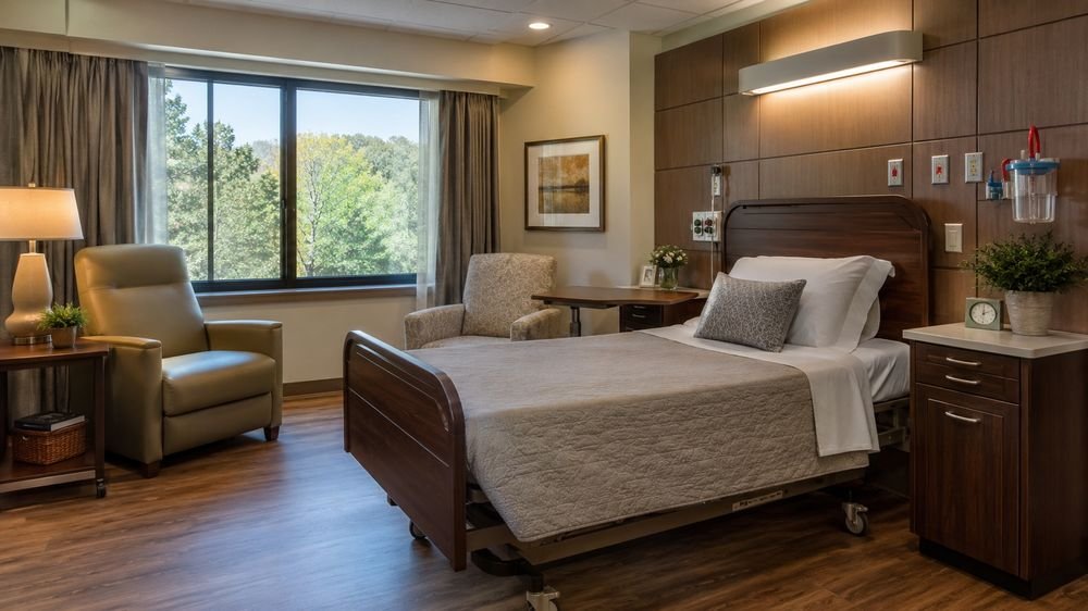Hospice resident room
